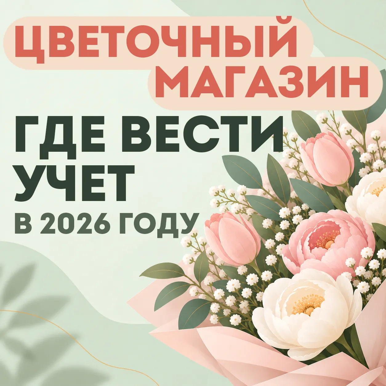 Обложка статьи: Как вести учет продаж в цветочном магазине: таблицы и программы